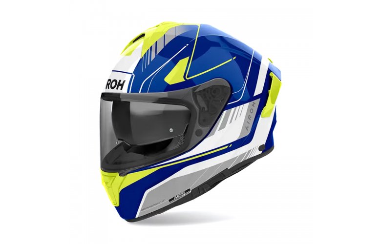 Κράνος Airoh Spark 2 ECE22.06 Chrono μπλε/κίτρινο gloss