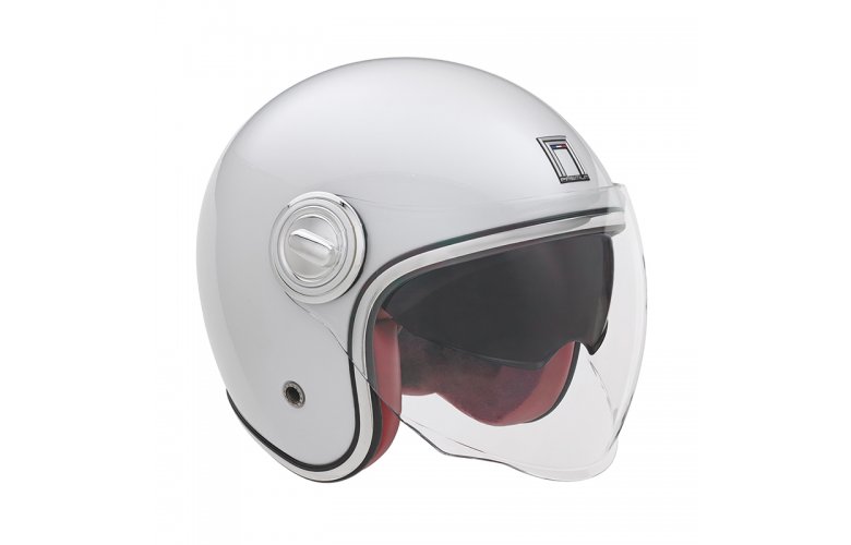 Κράνος Nox Heritage ECE 22.06 pearl άσπρο