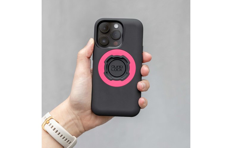 Διακοσμητικό Δαχτυλίδι Ροζ Quad Lock Mag Ring Pink