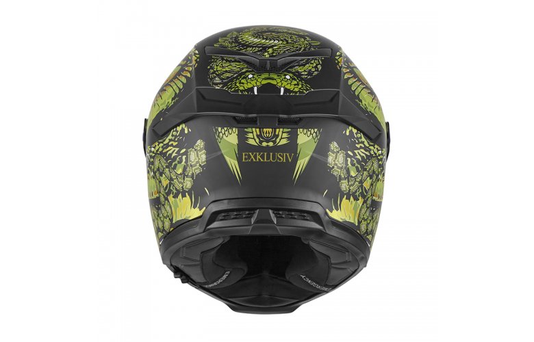 Κράνος Nox Exklusiv Goliath Mythology ECE 22.06 χρυσό/μαύρο ματ + extra φυμέ ζελατίνα