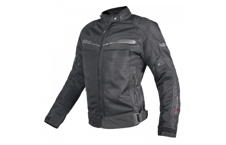 Nordcode Μπουφάν Μηχανής Escape Γυναικείο Καλοκαιρινό Μαύρο