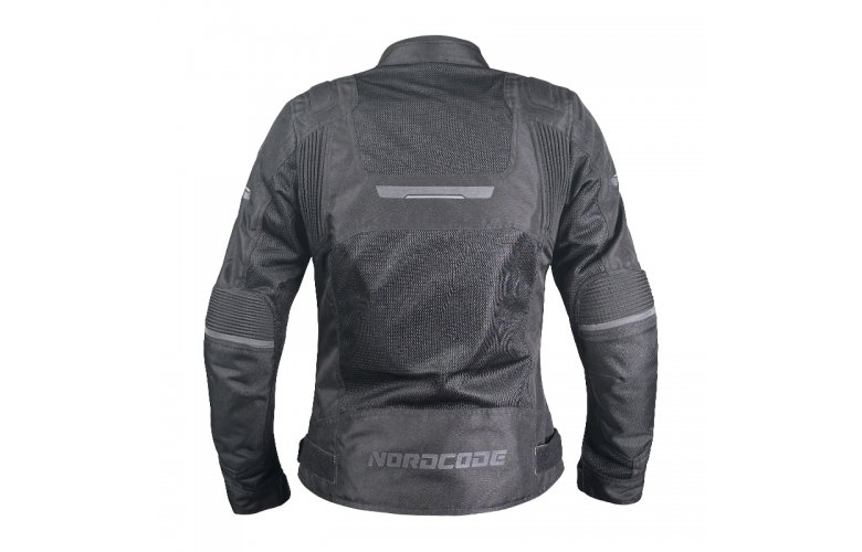 Nordcode Μπουφάν Μηχανής Escape Γυναικείο Καλοκαιρινό Μαύρο