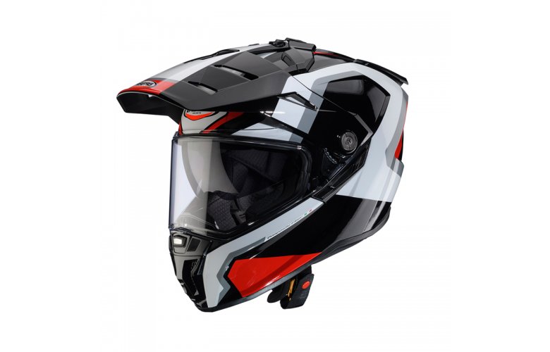 Κράνος Caberg Tanami Scram μαύρο/κόκκινο/άσπρο