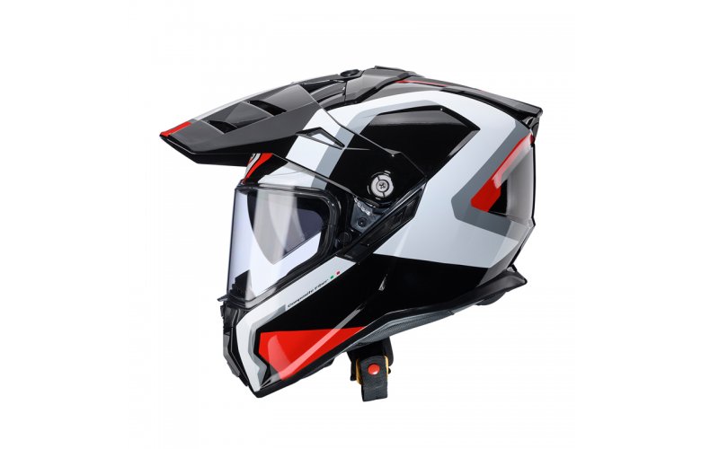 Κράνος Caberg Tanami Scram μαύρο/κόκκινο/άσπρο