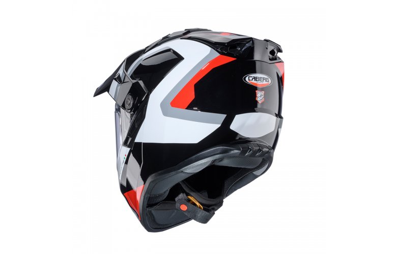 Κράνος Caberg Tanami Scram μαύρο/κόκκινο/άσπρο