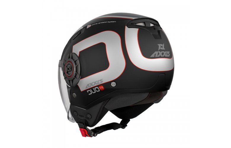 Κράνος AXXIS Metro S ECE22.06 Duo B1 μαύρο gloss