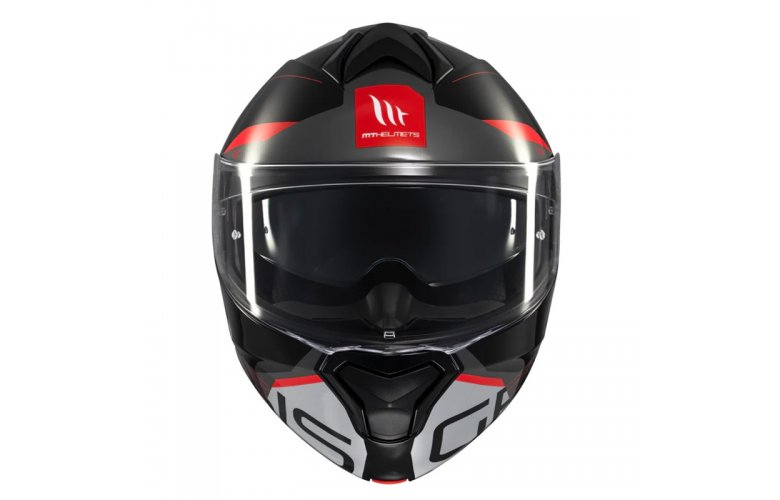 Κράνος MT Genesis SV Atempo ECE 22.06 B15 μαύρο/γκρι/κόκκινο gloss