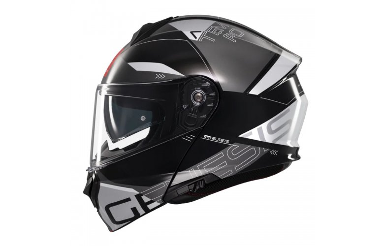 Κράνος MT Genesis SV Atempo ECE 22.06 B2 μαύρο/γκρι gloss