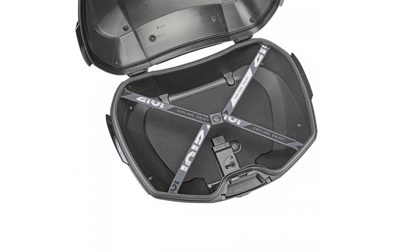 Βαλίτσα GIVI V49N μαύρη monokey ( χωρίς πιάστρα-κοκκινα αντανακλαστικά )