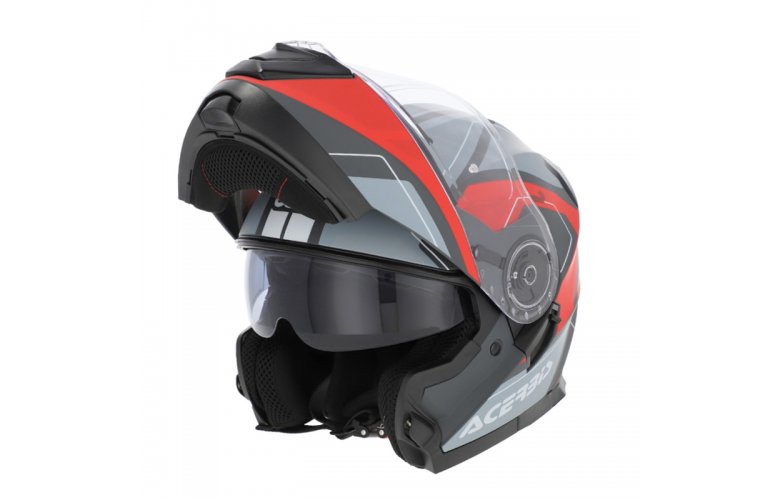 Κράνος Acerbis Serel SV ECE22.06 25201.295 γκρι/κόκκινο