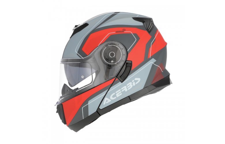 Κράνος Acerbis Serel SV ECE22.06 25201.295 γκρι/κόκκινο