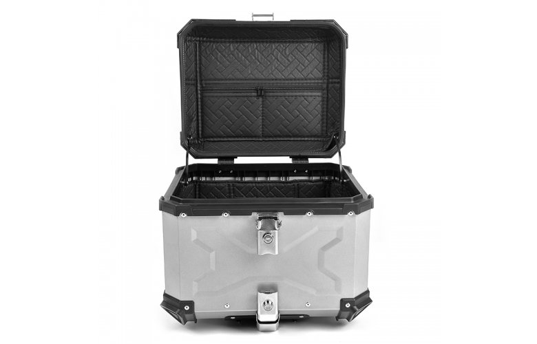 Βαλίτσα X-TYPE ALU BAGS 46 λίτρα ασημί ( με πιάστρα, εσωτερική επένδυση και μαλακή πλάτη )