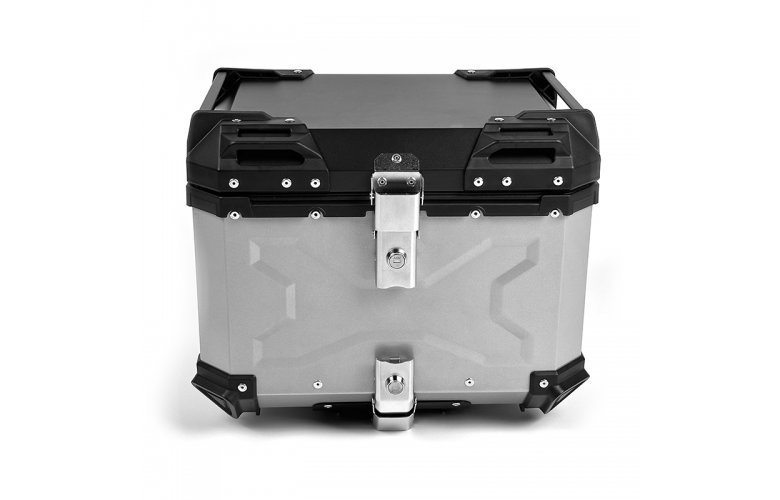 Βαλίτσα X-TYPE ALU BAGS 46 λίτρα ασημί ( με πιάστρα, εσωτερική επένδυση και μαλακή πλάτη )