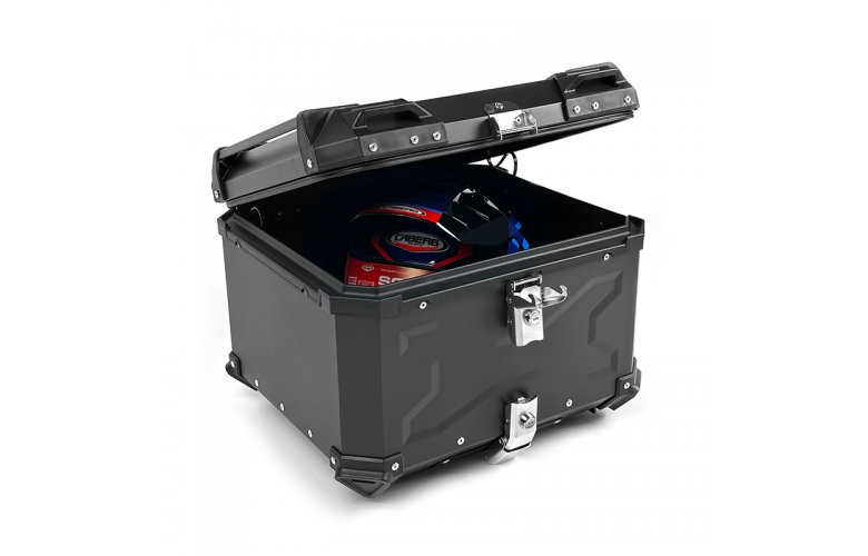 Βαλίτσα X-TYPE ALU BAGS 56 λίτρα μαύρη ( με πιάστρα, εσωτερική επένδυση και μαλακή πλάτη )