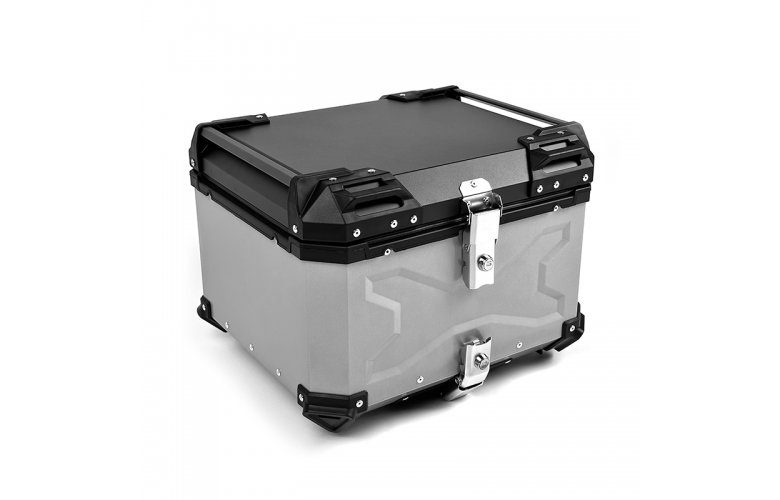 Βαλίτσα X-TYPE ALU BAGS 56 λίτρα ασημί ( με πιάστρα, εσωτερική επένδυση και μαλακή πλάτη )