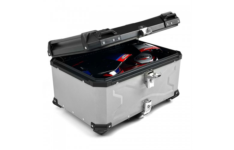 Βαλίτσα X-TYPE ALU BAGS 65 λίτρα ασημί ( με πιάστρα, εσωτερική επένδυση και μαλακή πλάτη )