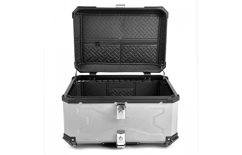 Βαλίτσα X-TYPE ALU BAGS 65 λίτρα ασημί ( με πιάστρα, εσωτερική επένδυση και μαλακή πλάτη )