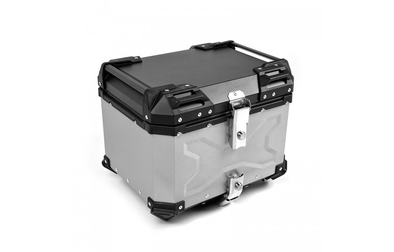 Βαλίτσα X-TYPE ALU BAGS 46 λίτρα ασημί ( με πιάστρα, εσωτερική επένδυση και μαλακή πλάτη )