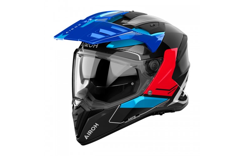 Κράνος Airoh Bandit ECE 22.06 Tune μπλε/κόκκινο gloss