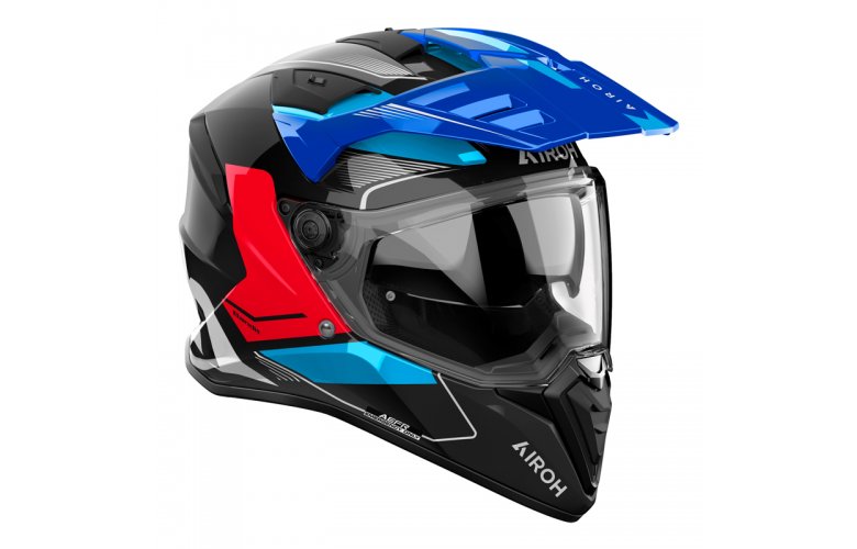 Κράνος Airoh Bandit ECE 22.06 Tune μπλε/κόκκινο gloss