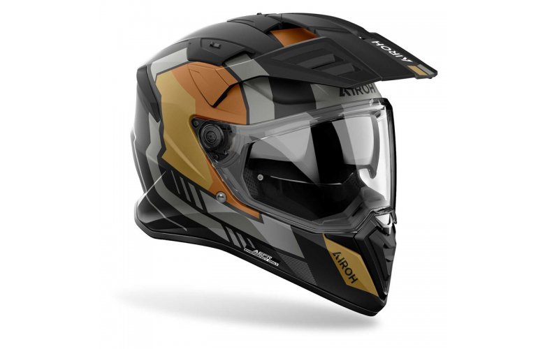 Κράνος Airoh Bandit ECE 22.06 Horn χρυσό ματ