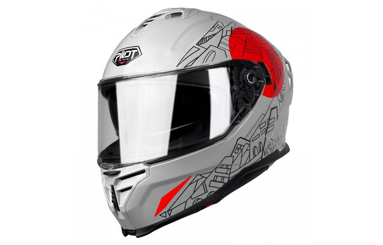 Κράνος Pilot Corsair SV City ECE 22.06 γκρι gloss