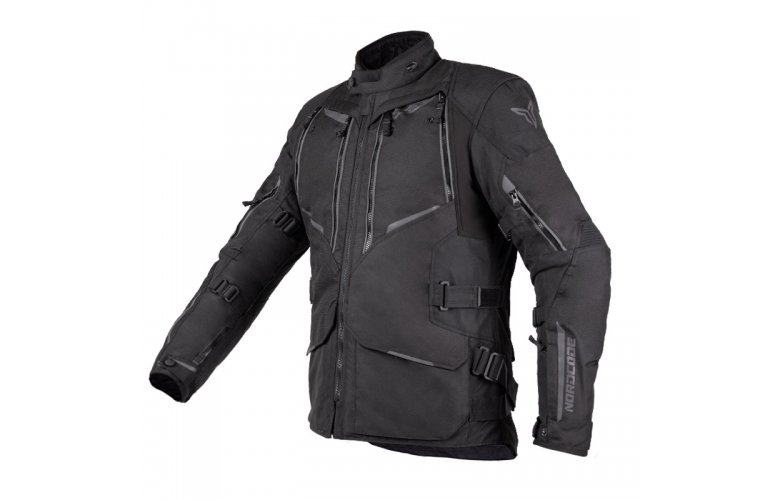 Μπουφάν Μηχανής 4 εποχών Nordcode Odyssey EN-17092 AA Total Black