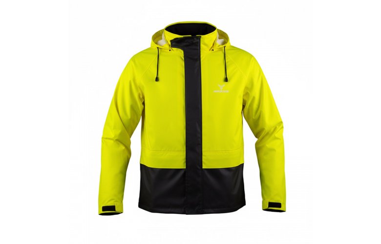 Αδιάβροχο & διαπνέον μπουφάν Nordcode Rain Jacket stretched μαύρο/fluo