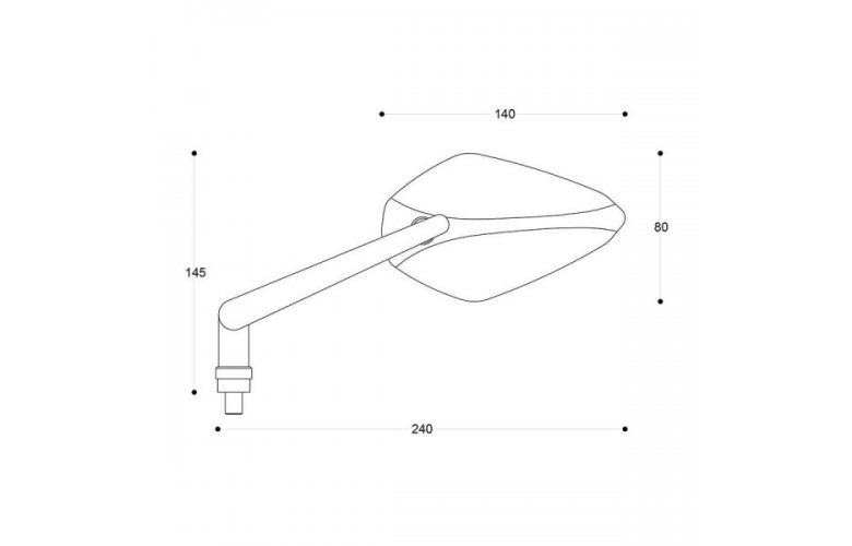 Καθρέπτες X-Version B-Lux Barracuda Universal