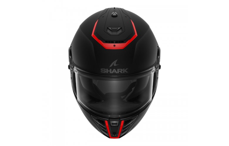 Κράνος Shark Spartan RS Blank Μαύρο/Κόκκινο