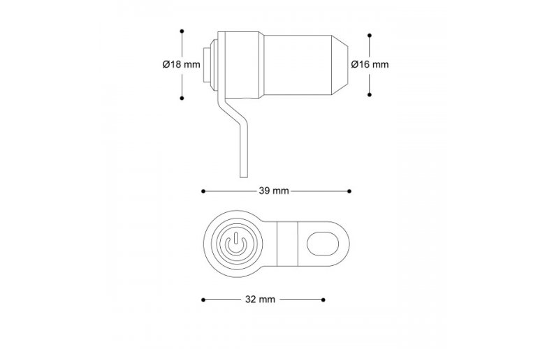 Διακόπτης για προβολάκια Universal Barracuda