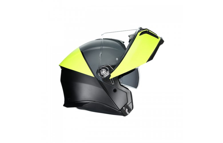 ΚΡΑΝΟΣ AGV TOURMODULAR ECE2206 MULTI - BALANCE MATT BLACK / YELLOW FLUO / GREY