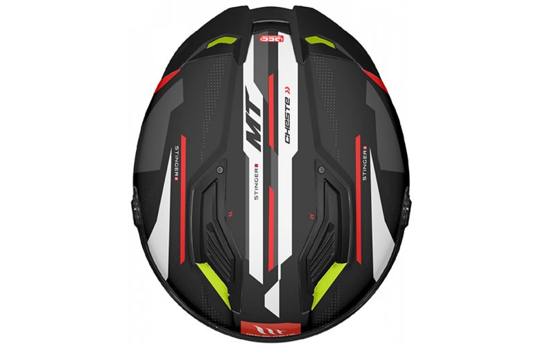 ΚΡΑΝΟΣ MT STINGER 2 ECE 22.06 CHESTE C0 BLACK / WHITE / MATT FLUO