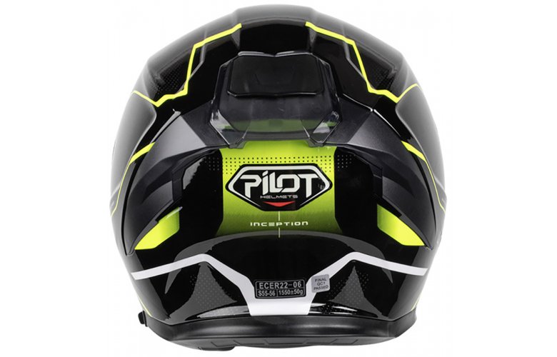ΚΡΑΝΟΣ PILOT ALPHA SV ECE 22.06 BLACK / FLUO GLOSS + EXTRA ΑΣΗΜΙ ΖΕΛΑΤΙΝΑ
