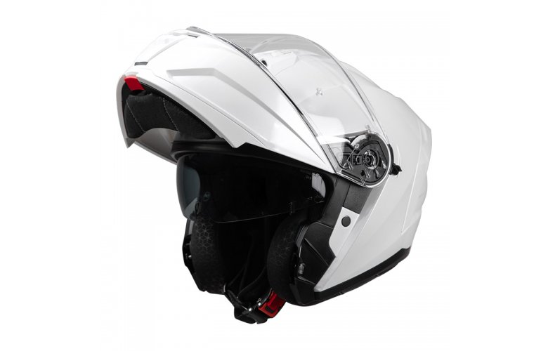 Κράνος Pilot Spyder ECE 22.06 άσπρο pearl (περιλαμβάνει Pinlock 30)