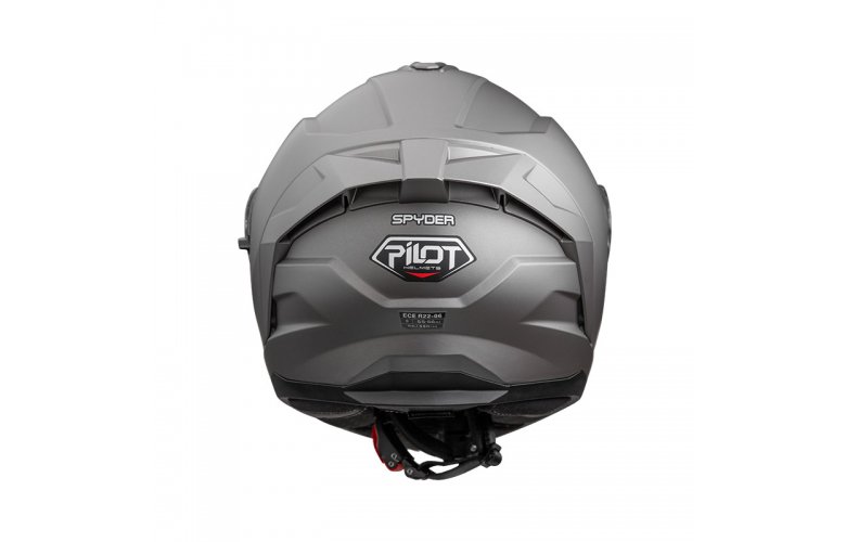 Κράνος Pilot Spyder ECE 22.06 τιτάνιο ματ (περιλαμβάνει Pinlock 30)