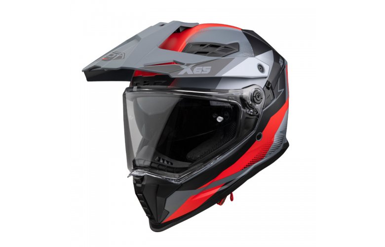 Κράνος Pilot Atacama SV Block X65 γκρι/κόκκινο (Pinlock 30 Included)