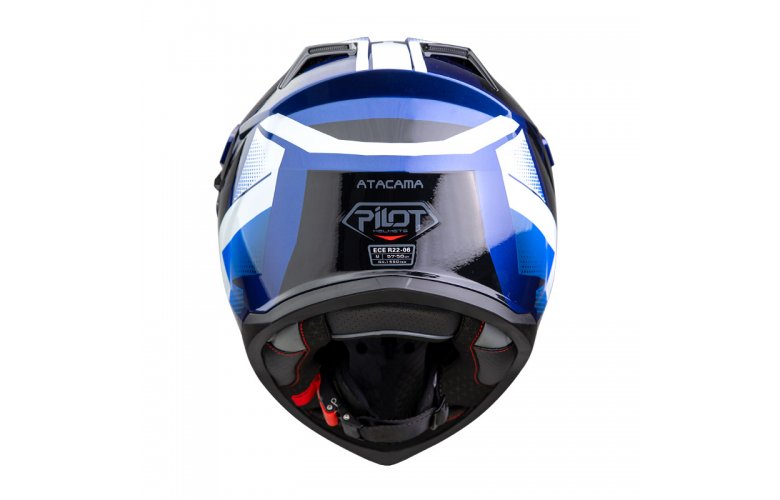 Κράνος Pilot Atacama SV Block X65 μπλε/άσπρο (Pinlock 30 Included)