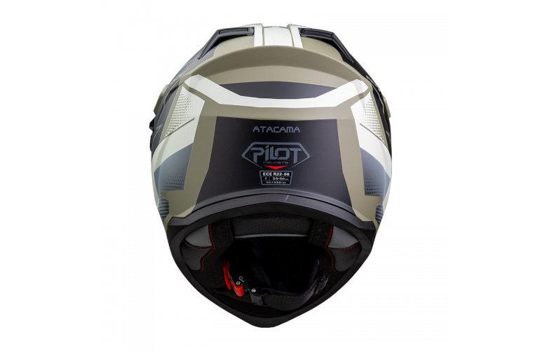 Κράνος Pilot Atacama SV Block X65 πράσινο/γκρι (Pinlock 30 Included)