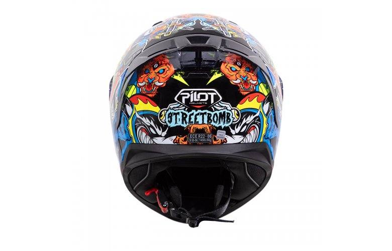 Κράνος Pilot Flex Streetbomb μαύρο/κίτρινο