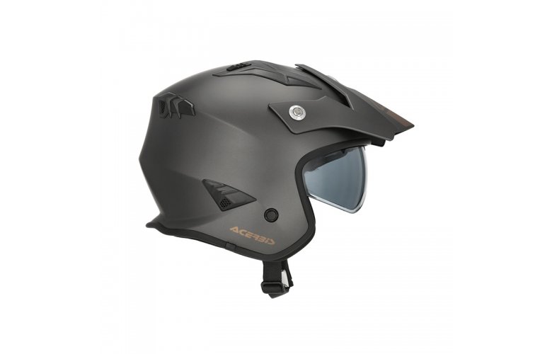 Κράνος Acerbis Jet Aria Metallic 25937.073 σκούρο γκρι