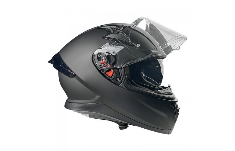 Κράνος Pilot Snake SV μαύρο ματ + Extra Smoke Visor