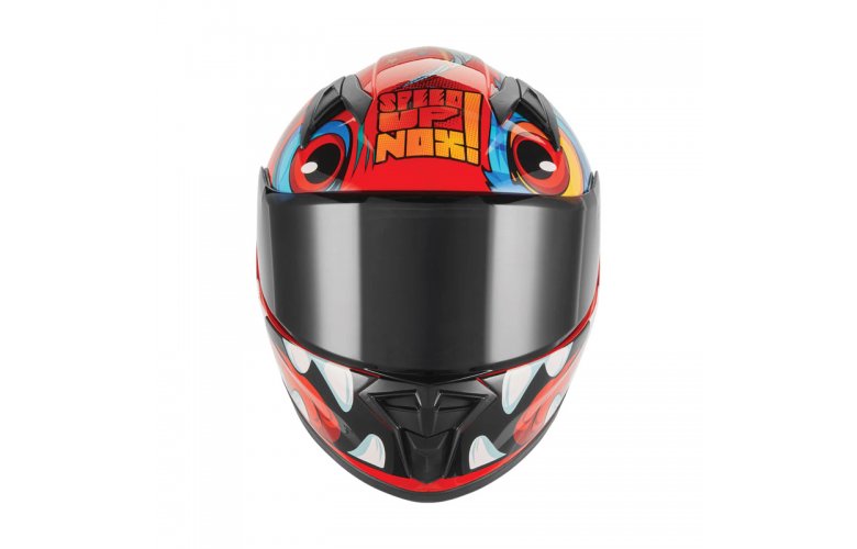 Κράνος Nox N731 Scrappy Junior κόκκινο gloss