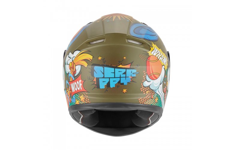 Κράνος Nox N731 Scrappy Junior χακί ματ