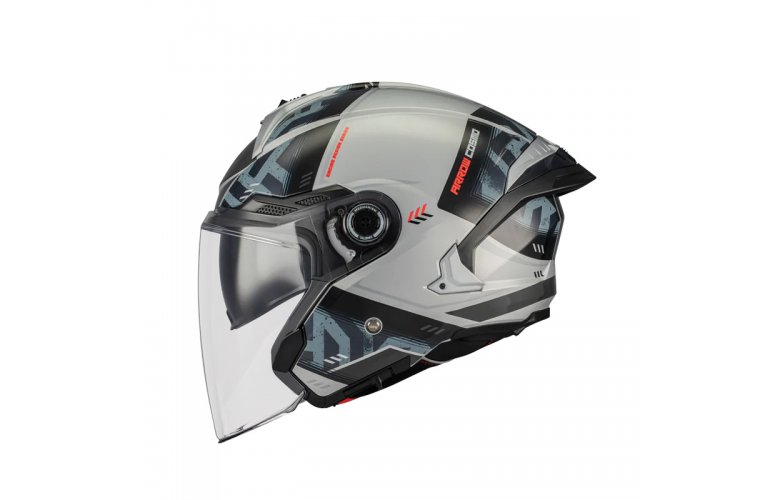 Κράνος MT Cosmo SV S Arrow C2 γκρι/σκούρο γκρι gloss