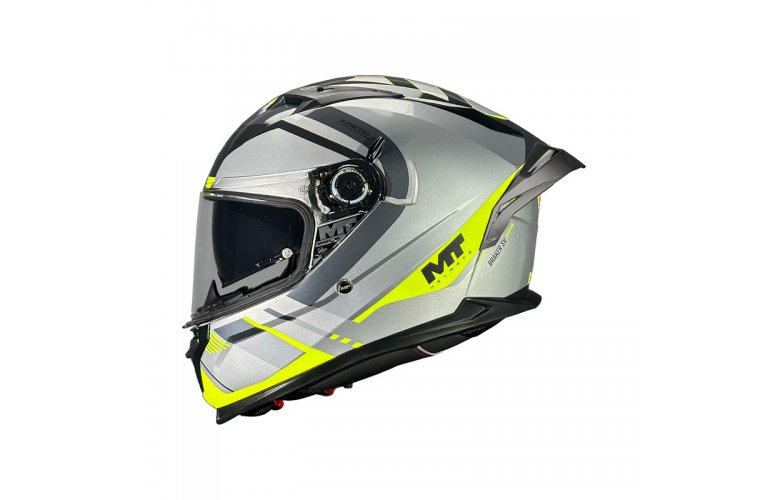 Κράνος MT Braker SV Inception C2 μαύρο/γκρι/fluo gloss