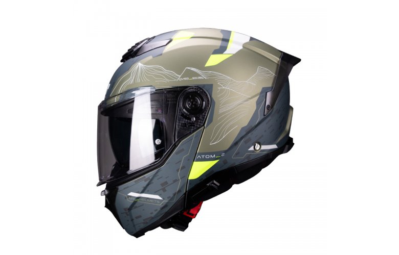 Κράνος MT Atom 2 SV Highlands E6 χακί ματ