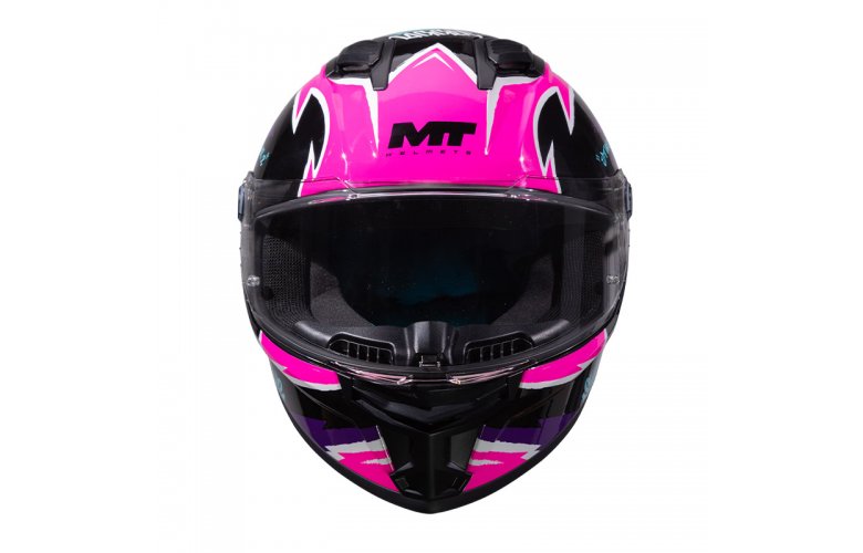 Κράνος MT Stinger 2 Tagger B8 μαύρο/μωβ gloss