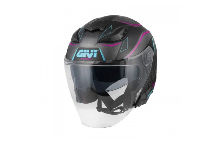 Κράνος Givi X31 black/dark titan/fuchsia/blue matt