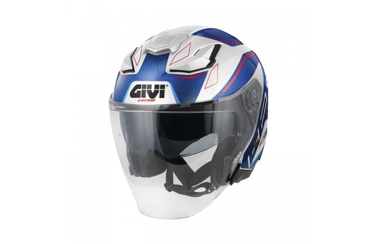 Κράνος Givi X31 white/metal blue/red gloss